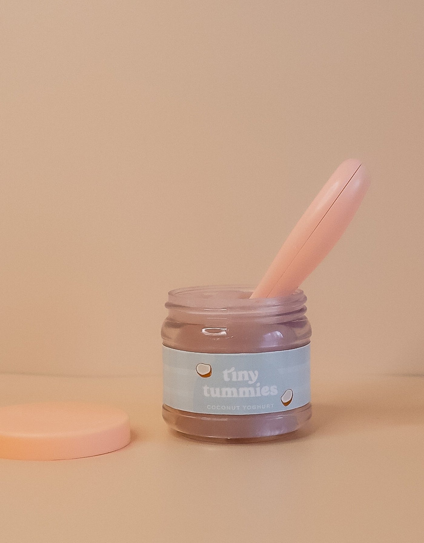 Tiny tummies - Coconut yogurt jar and spoon set - Tiny harlow