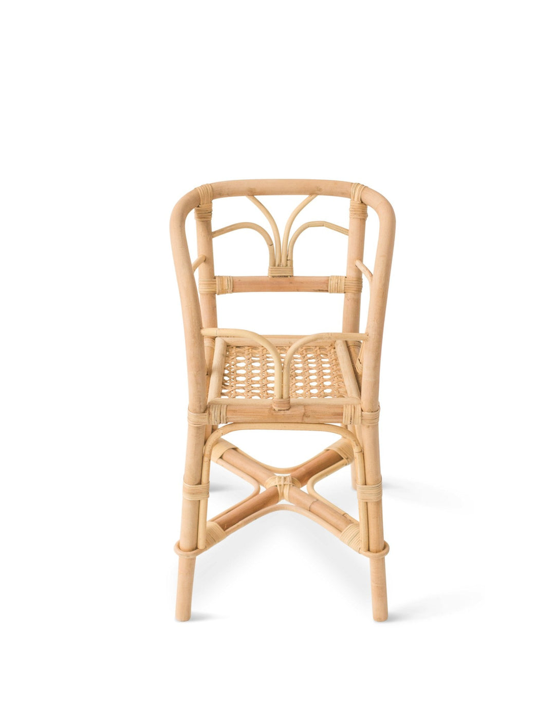 Rattan high chair for doll Poppie Toys